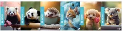 Zeszyt A4 Be More Baby linia 96 strony 100 g. 1szt.mix