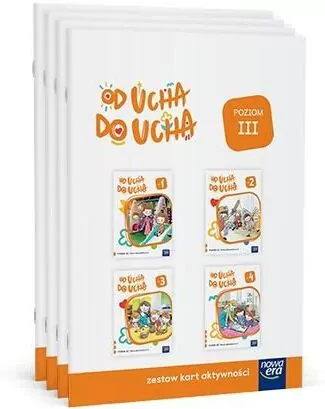 Od ucha do ucha. Zestaw kart aktywności. Poziom 3 - tantis.pl