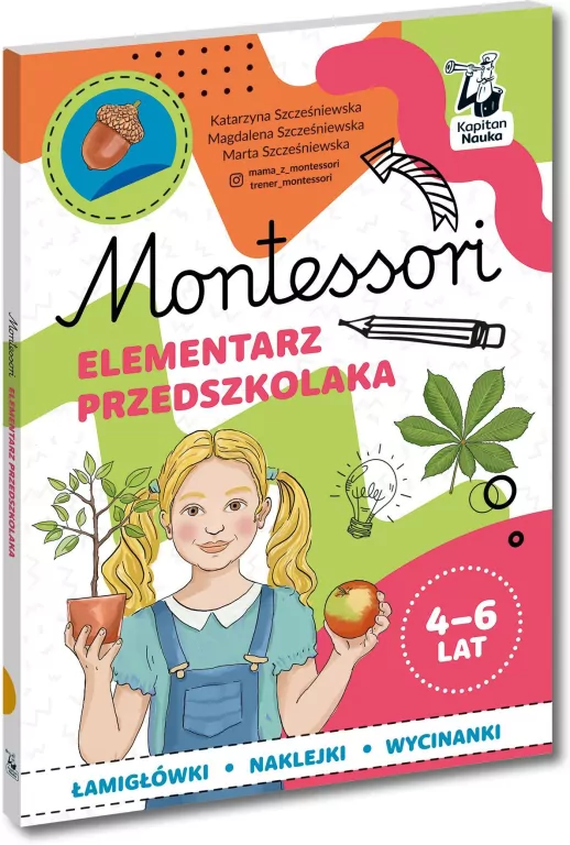 Kapitan Nauka Montessori Elementarz przedszkolaka - tantis.pl