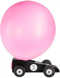 Samochód wyścigowy z balonem. Blackstar