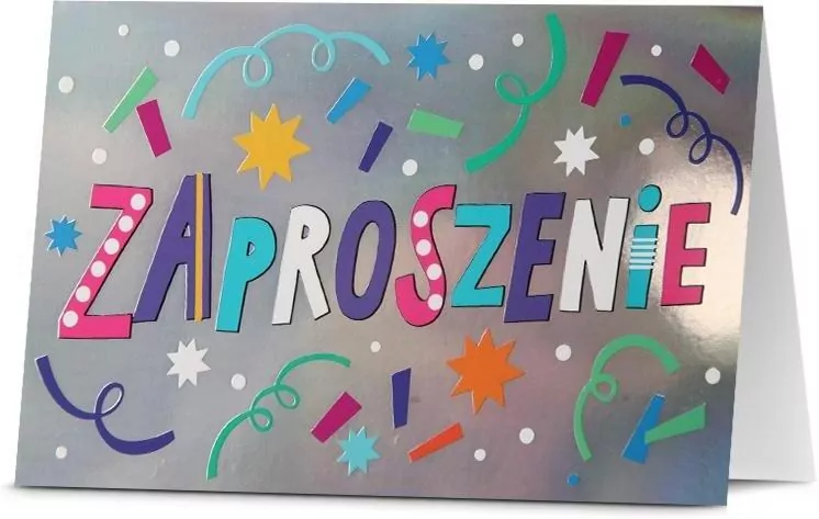 Zaproszenie Uniwersalne (5szt) - tantis.pl