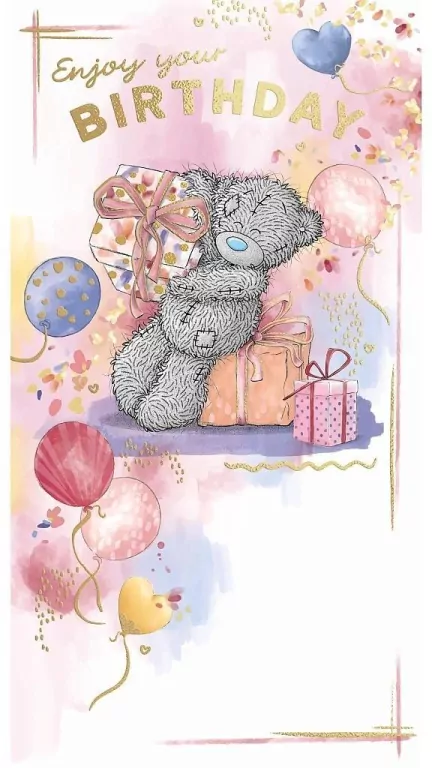Karnet Urodziny Enjoy your birthday - tantis.pl