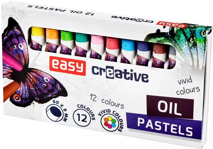 Pastele olejne 12 kolorów EASY - tantis.pl