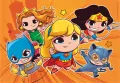 Clementoni. Puzzle 2x60. Super Kolor WB DC Comics - tantis.pl