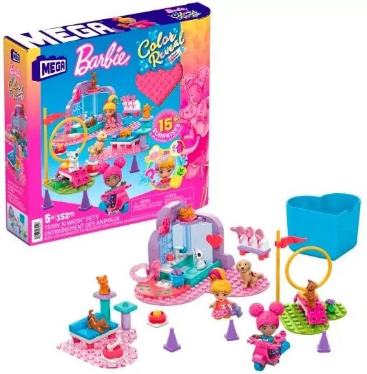 Barbie Mega. Klocki Trening i pielęgnacja zwierząt - tantis.pl