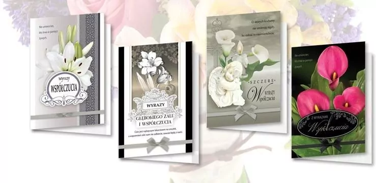 Karnet B6 z nalepkami. Kondolencje Mix - tantis.pl