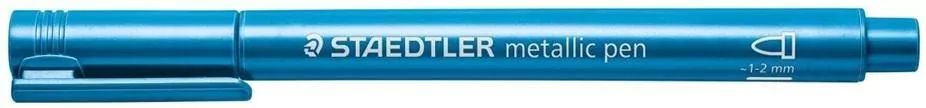 Marker metaliczny M niebieski (10szt) STAEDTLER - tantis.pl