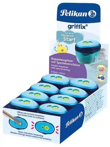 Temperówka podwójna Griffix (8szt) PELIKAN - tantis.pl
