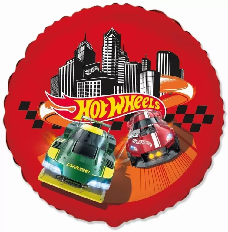 Balon foliowy 46cm Hot Wheels - tantis.pl
