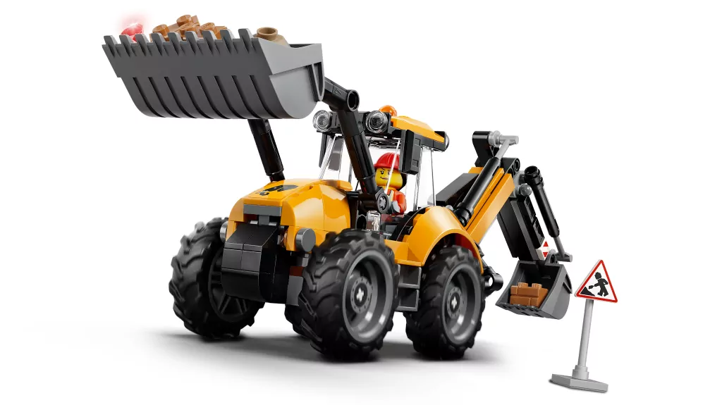 LEGO® Żółta koparko-ładowarka 60480 - tantis.pl
