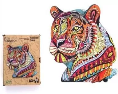 Puzzle drewniane 129. Tajemniczy Tygrys - tantis.pl