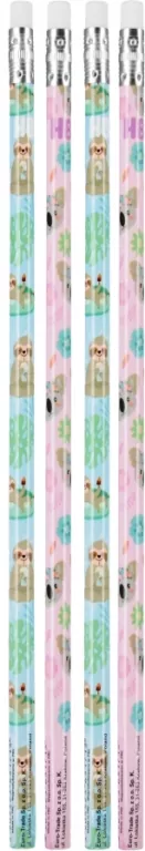 Ołówek z gumką HB Koala 4 sztuki - tantis.pl