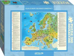 Puzzle 200. Europa Młodego Odkrywcy