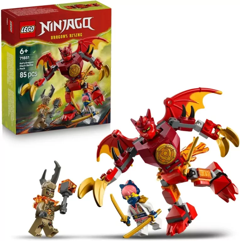 LEGO® Ninjago. Smok-mech Kaia 71851 - tantis.pl