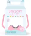 Słoik sensoryczny do napełnienia wodą, różowy - tantis.pl
