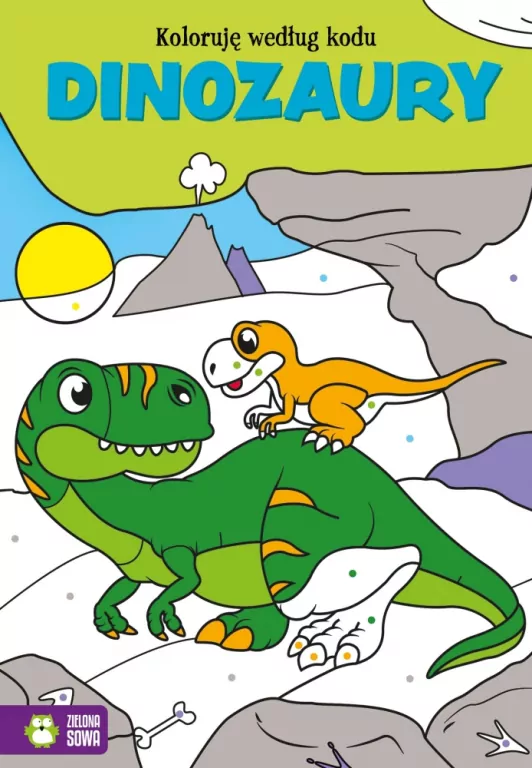 Koloruję według kodu. Dinozaury - tantis.pl