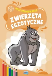 Zwierzęta egzotyczne. Moja kolorowanka