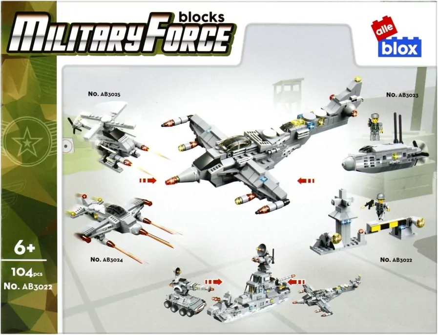 Klocki konstrukcyjne Wojsko ALLEBOX - tantis.pl