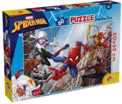 Lisciani. Puzzle 60 dwustronne. Marvel Spiderman