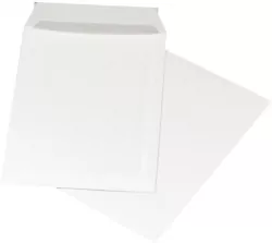 Koperta z taśmą silikonową biała 16x23cm