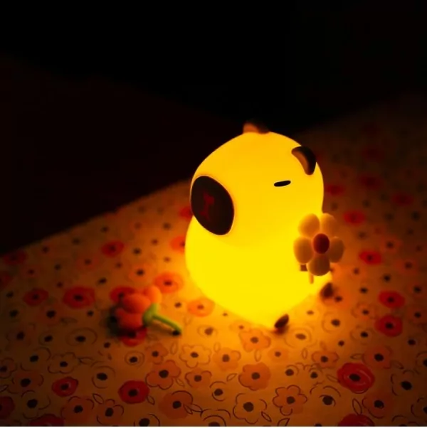 Lampka nocna LED. Kapibara Florystka - tantis.pl