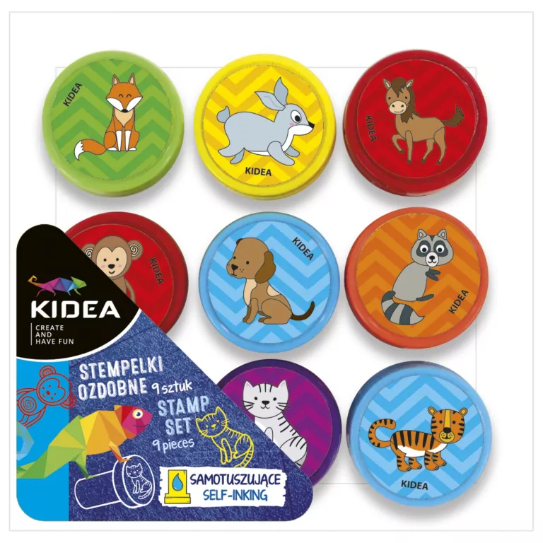 Stempelki ozdobne 9 szt - tantis.pl