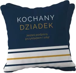 Poduszka prezentowa z napisem Kochany Dziadek