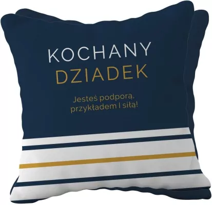 Poduszka prezentowa z napisem Kochany Dziadek