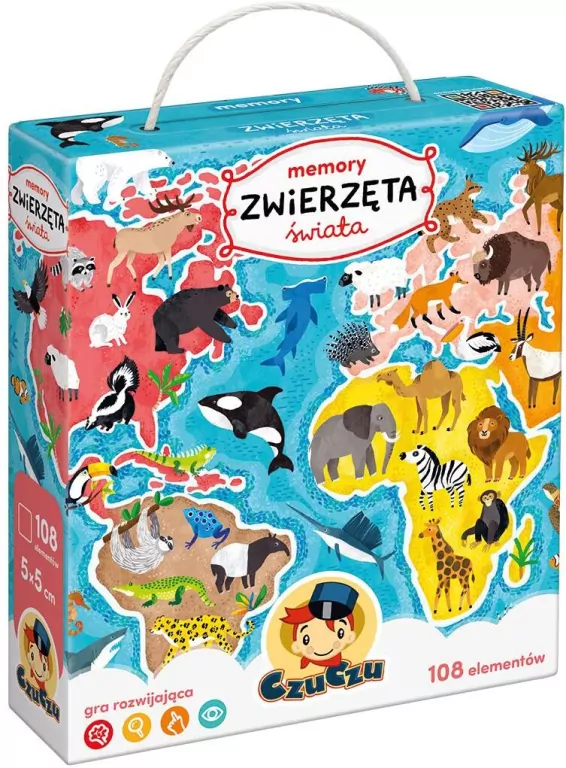 CzuCzu. Zwierzęta świata. Memory - tantis.pl