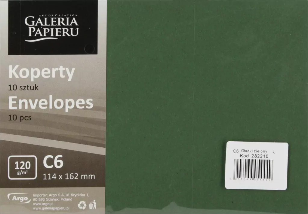 KOPERTA C6 NK ZIE GLAD GAL PAP OPPB - tantis.pl