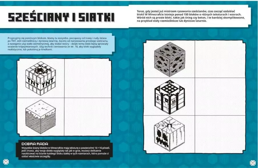 Minecraft. Jak to narysować. Oficjalny przewodnik - tantis.pl