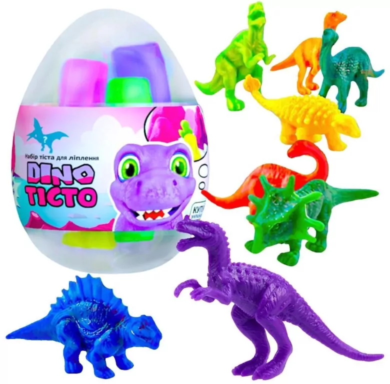 Zestaw ciastoliny Lovin'Do Jajo dinozaura MIX - tantis.pl