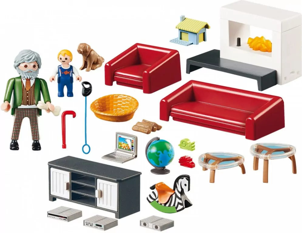 Przytulny salon. Dollhouse 70207 - tantis.pl