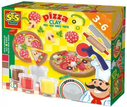 Pizza set clay