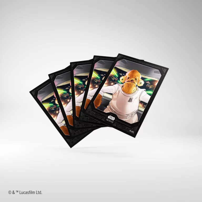 Gamegenic: Star Wars Unlimited Card Game - Art Sleeves - Admiral Ackbar - tantis.pl