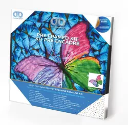 Diamond Dotz Adults Flutter By Pink z ramką