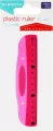 Linijka plastikowa. Różowa 15cm - tantis.pl