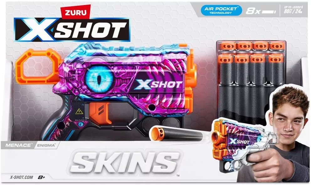 Wyrzutnia SKINS MENACE (8 Strzałek) wzór Enigma - tantis.pl