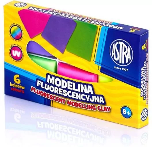 Modelina fluorescencyjna. 6 kolorów - tantis.pl