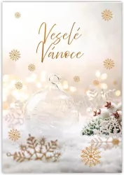 Karnet Wesołych Świąt - Vesele Vanoce Cestina