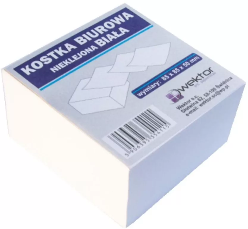 Kostka biała 85x85mm, 5cm - tantis.pl