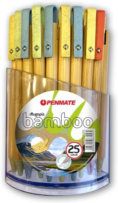 Długopis Bamboo BP-103 mix (25szt) PENMATE - tantis.pl