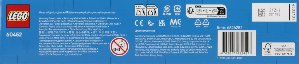 LEGO® Mobilna pączkarnia 60452 - tantis.pl