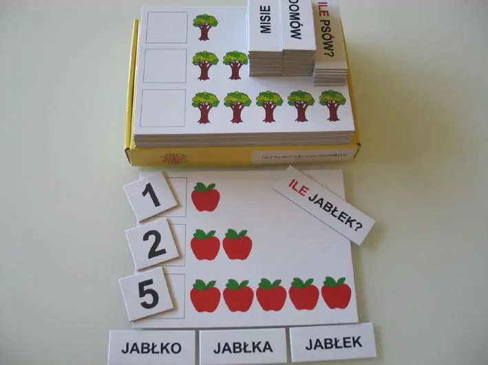 Zestaw dydaktyczny. Ile? - końcówki rzeczowników - tantis.pl