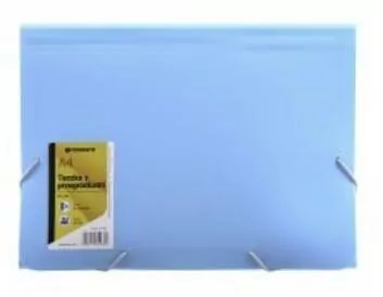 Teczka z przegródkami A4 PP-104 niebieska - tantis.pl