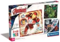 Clementoni. Puzzle 3x48. Super Kolor. The Avengers - tantis.pl