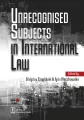 Unrecognised Subjects in International Law - tantis.pl