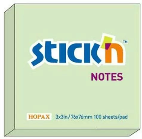 Notes samoprzylepny, pastelowy zielony - tantis.pl
