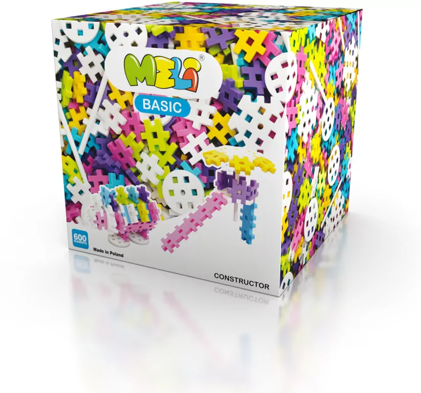 MELI Klocki Constructor Girls 600 sztuk - tantis.pl
