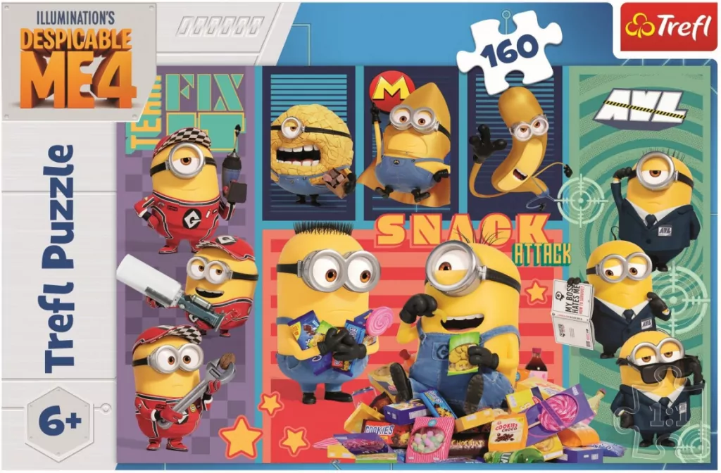 Trefl. Puzzle 160. Minionkowa radość - tantis.pl